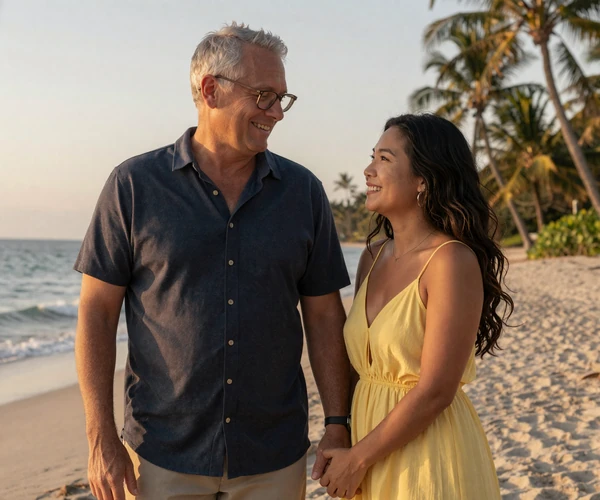 Robert and Lena, a couple who met through Filipino women dating on our platform