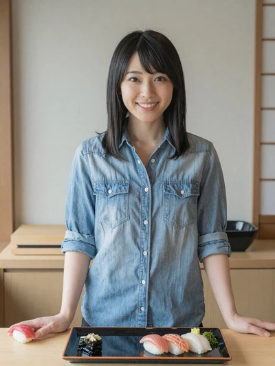 Arisa, 31, Japanese sushi apprentice in Osaka kitchen - Japanese cuisine dating profile