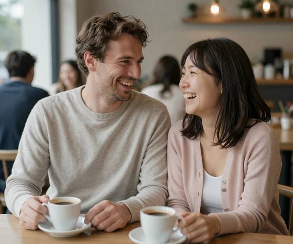 David and Aiko, international couple who found love through asian dating