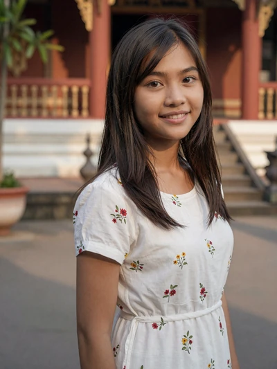 Dao, 21, young Laotian woman from Luang Prabang seeking a dating connection